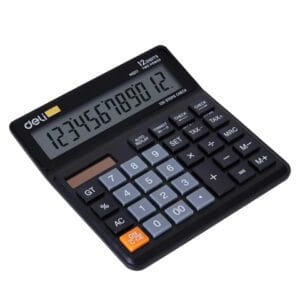 Deli 12 Digits Desktop Calculator EM01120