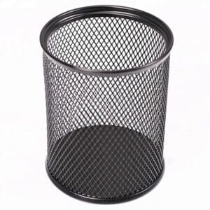 Pen Stand and Stationery Holder Metal Mesh Round