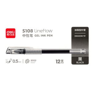 Deli ES108 Lineflow Gel Ink Pen