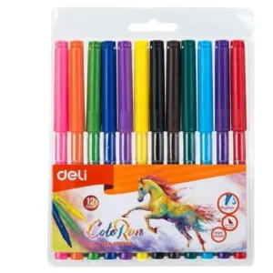 Deli Felt Pen Colors Set | 12 color | 18 Color | 24 Color