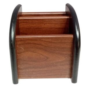Pen Jar Wooden 8042
