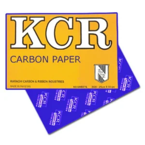 KCR Carbon Paper | 1 Box of 100 Papers | Blue, Black