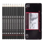 Professional Sketch And Drawing Pencils Set, Art Pencil 12-Count (8B-2H)