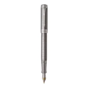 Parker Duofold Prestige Ruthenium Chiselled CT Pen
