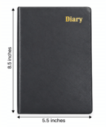 2027 Small Two Dates Per Page Diary – Hard Cover Daily Planner, 5.5 x 8.5 Inches, Premium Paper, Available in 5 Colors - Image 4