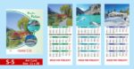 2026 Calendar S Series | 3 Page Card Calendar 4 months on a page - Image 3