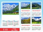 2027 4 Page Wall Calendar | Islamic & Scenic Designs | 18 x 23 Inch Calendar with Advertising Space - Image 4