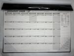 Fine FP-1 Table Planner 2026 with Transparent Top Cover