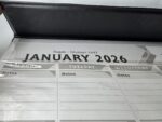 Fine FP-1 Table Planner 2026 with Transparent Top Cover - Image 3