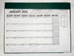 Table Planner 2026 with Things To Do Column and Measuring scale at Bottom - Image 4