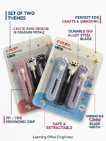 Mini Cat Paw Utility Knife Cutter Set (Pack of 3) - Image 2
