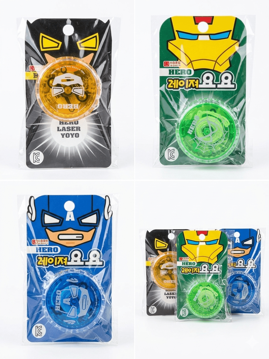 img_2717 Light Up Superhero Edition YOYO | Laser YOYO | 1 Pcs - Image 1