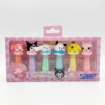Sanrio SY-8081 Cinnamoroll 6 Pcs Pack Doughnut Highlighter Set – Kawaii Stationery & School Supplies Gift