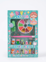 Kids DIY Manicure & Nail Art Kit with Press-On Nails | 1 Pack - Image 3