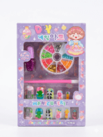 Kids DIY Manicure & Nail Art Kit with Press-On Nails | 1 Pack - Image 2