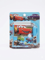 Kids Cute Mini Notebook and Matching Pen Gift Set – Cartoon Character Pocket Diary Journal with Secure Button Closure (Kuromi, Avengers, Disney Cars) - Image 3