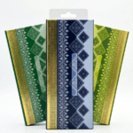 Premium Traditional Shagun Envelopes Assorted 3-Pack | Luxury Metallic Gold Border Cash Gift Envelopes for Weddings, Eid, and Festivals | Elegant Patterned Money Stationery Pouches