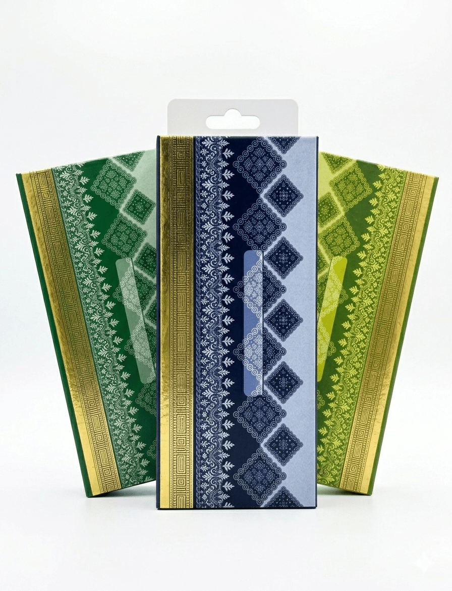 img_2746 Premium Traditional Shagun Envelopes Assorted 3-Pack | Luxury Metallic Gold Border Cash Gift Envelopes for Weddings, Eid, and Festivals | Elegant Patterned Money Stationery Pouches - Image 1
