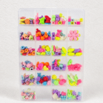 Colorful DIY Craft Beads & Charms Organizer Box – 24 Compartments