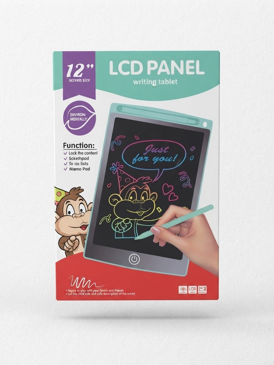 img_3521 Kids LCD Writing Tablet & Drawing Pad – Colorful E-Writer Board | Sizes: (6.5", 8.5", 10", & 12") - Image 1