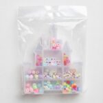 DIY Castle Shape Bead Storage Box with Colorful Assorted Beads – Kids Jewelry Making Kit & Craft Organizer