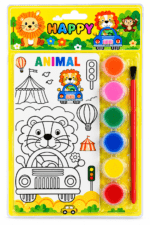 Color Mini Painting Kit for Kids – 4 Creative Designs with Paints & Brush | DIY Art & Craft Activity Set (Copy) - Image 2