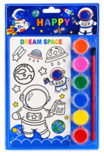 Color Mini Painting Kit for Kids – 4 Creative Designs with Paints & Brush | DIY Art & Craft Activity Set (Copy) - Image 5